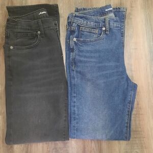 Old Navy Black and Blue Denim Pants